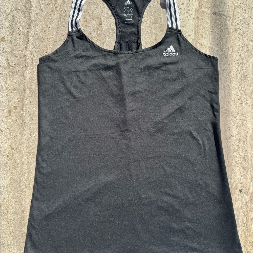 Adidas Women's Black Racerback Tank Top🖤